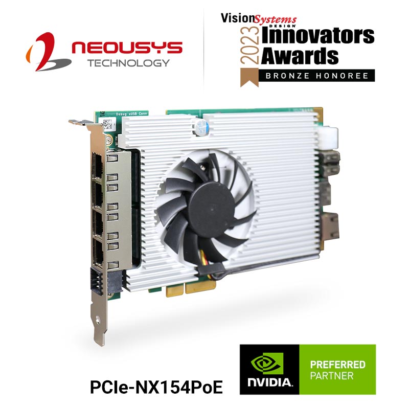 Neousys Technology honored by Vision Systems Design 2023 Innovators Awards Program