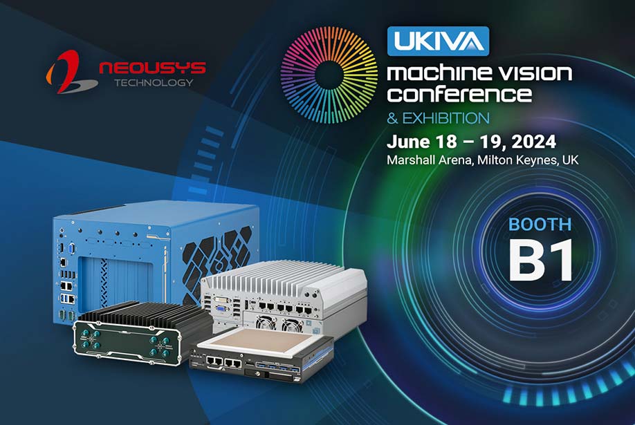 Neousys Debuts Flattop Heatsink Fanless Computer and Control Engineering Product of the Year Silver Leading Award Winner at UKIVA 2024