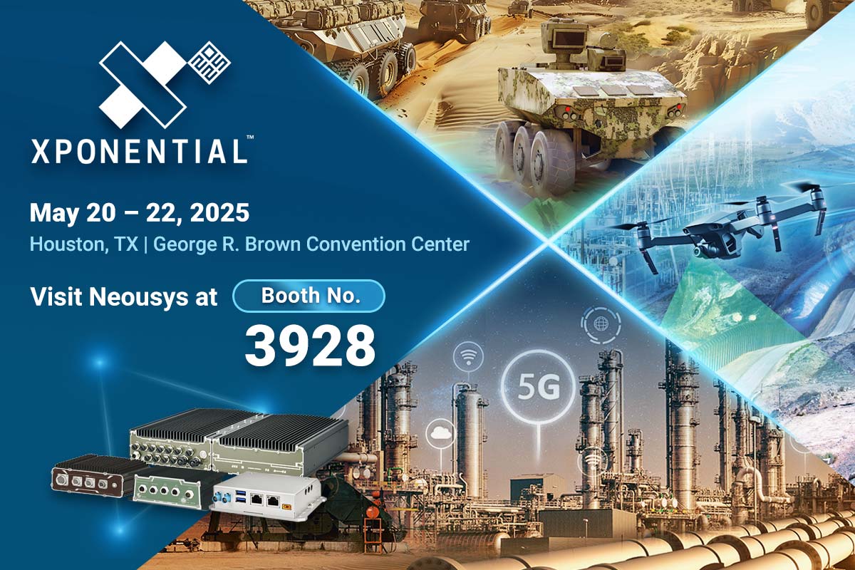 Neousys Technology to Showcase IP69K/IP67, MIL-STD-461-ready Extreme-Rugged Computers and SWaP-Optimized AI Mission Computer at XPONENTIAL 2025