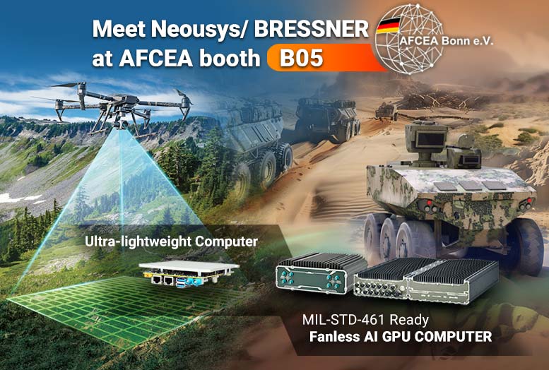 Neousys and BRESSNER Showcases Next-Gen AI Waterproof GPU Computers at AFCEA 2025