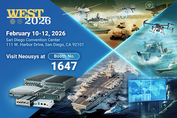 Neousys Technology Showcases MIL-STD Compliant Waterproof Edge AI Computers at WEST 2026