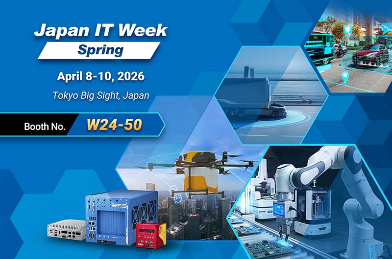 Neousys to Showcase Edge AI Platforms for Smart City and Smart Factory Applications at Japan IT Week Spring 2026