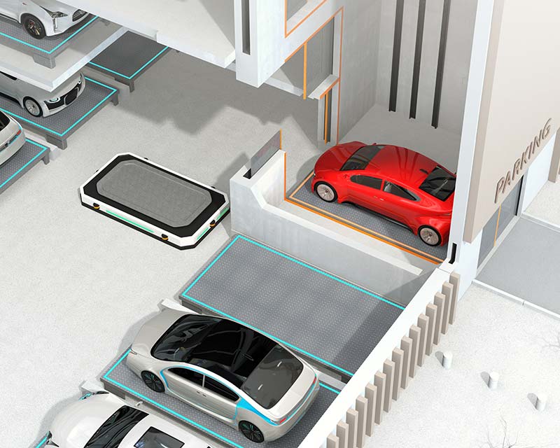 Robot parking concept