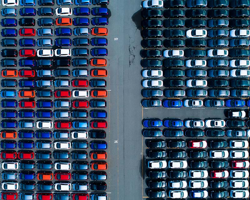 Stacked lanes/ rolls