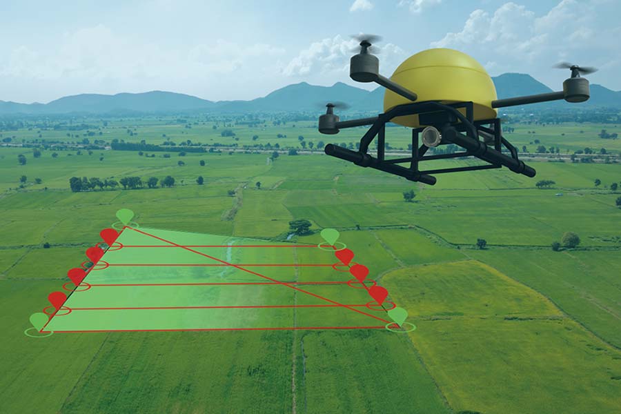 AI assisted flight path approach and area of interest