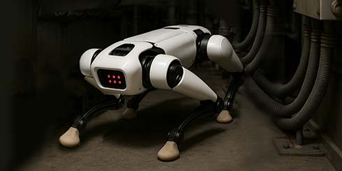 AI Robotic Dog Keeps Factory/ Industrial Sites in Check