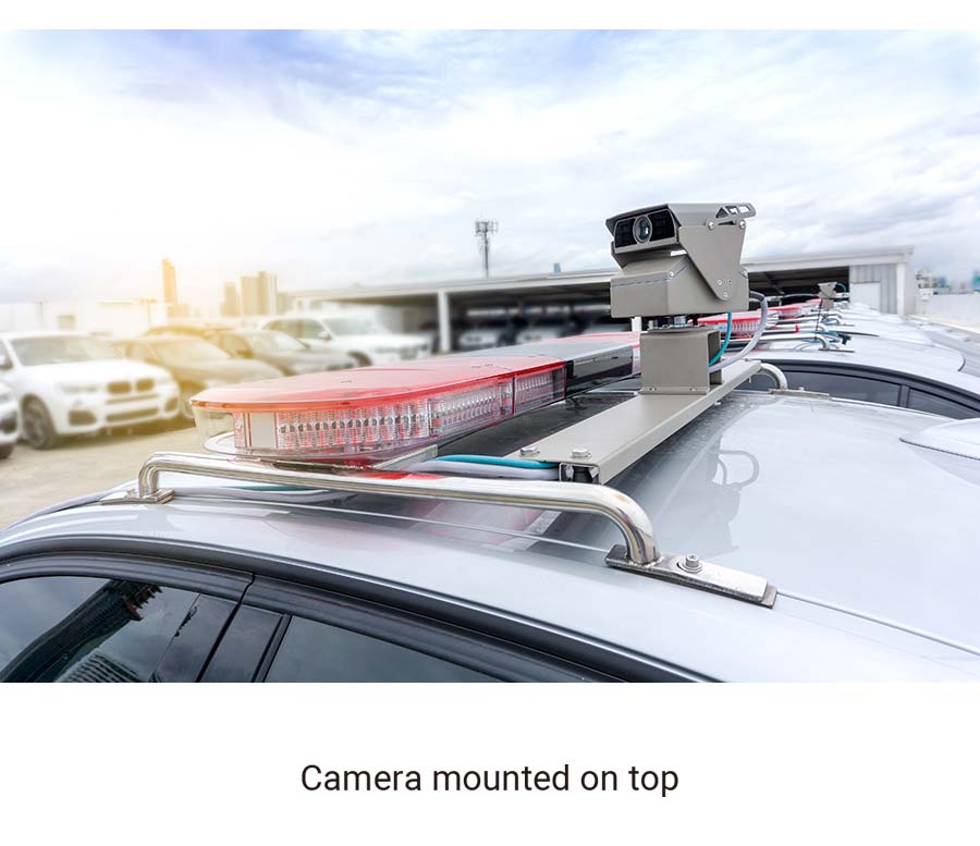 Camera mounted on top