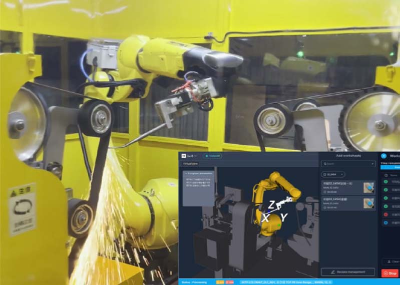 Robotics polishing with HolonOS