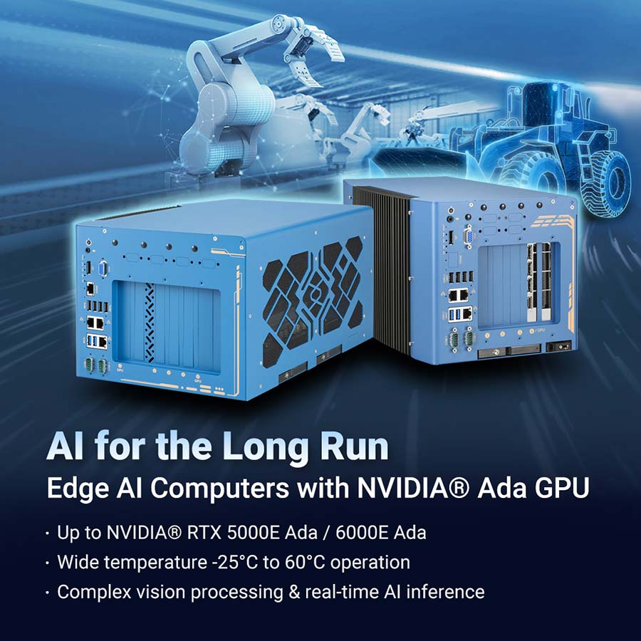Neousys Edge AI Computer Now Supports NVIDIA Long-Life RTX Ada GPUs