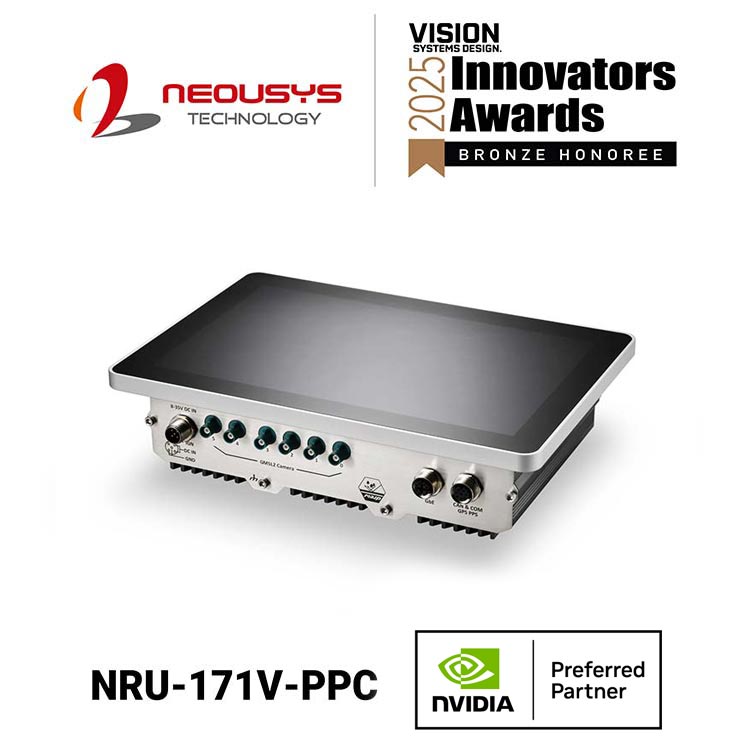 Neousys Honored by 2025 Vision Systems Design Innovators Awards for Its IP66 AI Panel PC Powered by NVIDIA® Jetson Orin™