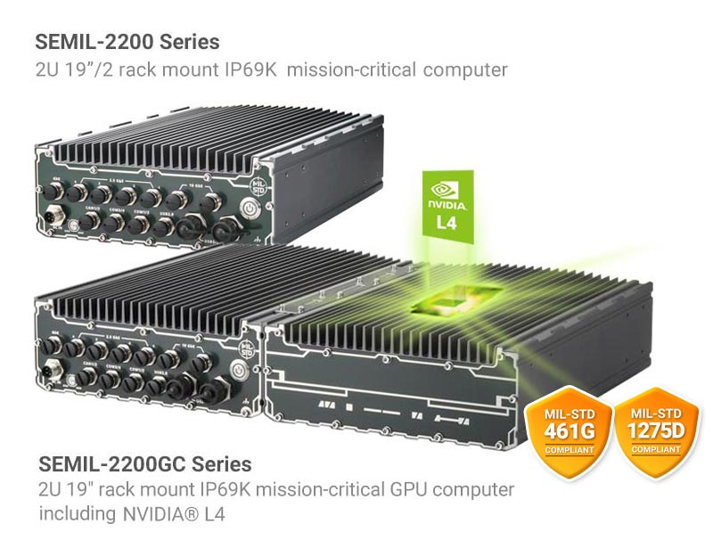 Neousys Introduces SEMIL-2200 Series: Extreme-Rugged MIL-STD AI GPU Computers for Mission-Critical Defense Applications
