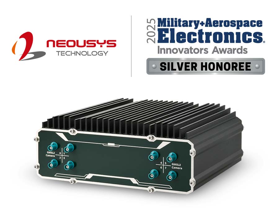 Neousys Technology Honored by 2025 Military & Aerospace Electronics Innovators Awards