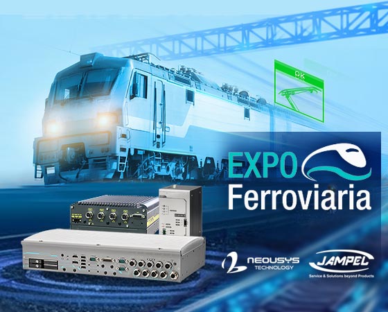 Neousys Showcases EN50155 Computers with Jampel at EXPO Ferroviaria 2025